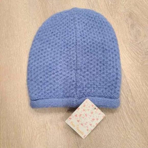 Free People- Dreamland Knit Beanie (Sky)-0S - Picture 3 of 3